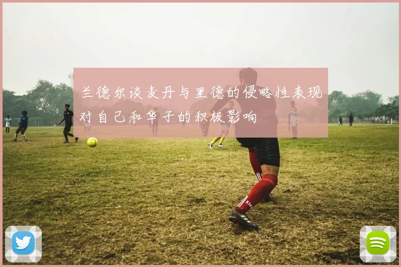 兰德尔谈麦丹与里德的侵略性表现对自己和华子的积极影响